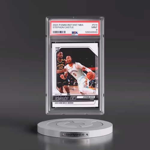 2024 Panini Instant NBA #514 Stephon Castle (PSA 9 MINT)
