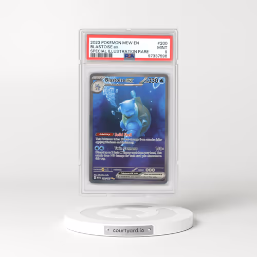 2023 Scarlet & Violet 151 - MEW EN #200 Blastoise ex - Special Illustration Rare (PSA 9 MINT)