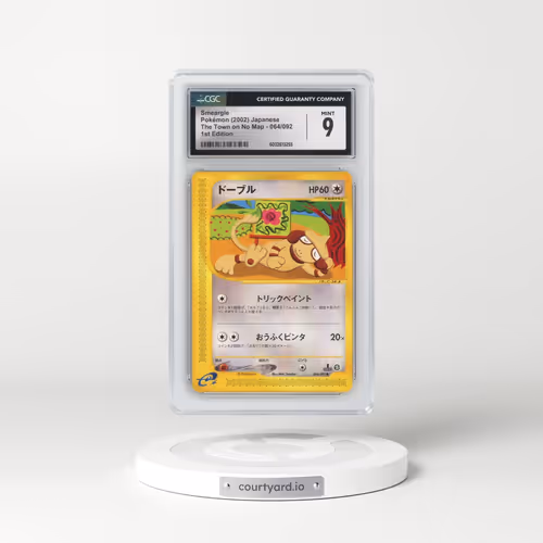 2002 The Town on No Map #064/092 Smeargle - 1st Edition (CGC 9 MINT)