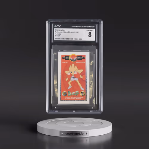 1998 Pokémon Kaku Menko (1998 Amada) - Japanese Hitmonchan - Small (45MM x 74MM) (CGC 8 NM-MT)