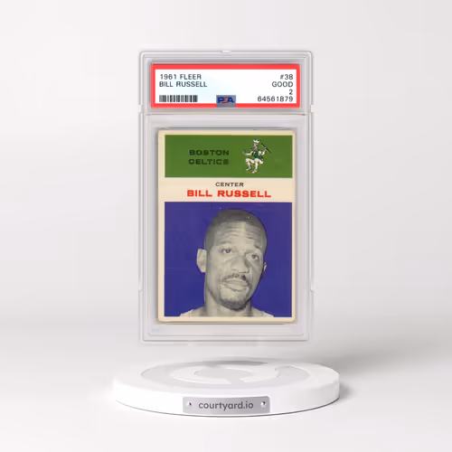 1961 Fleer #38 Bill Russell (PSA 2 GOOD)
