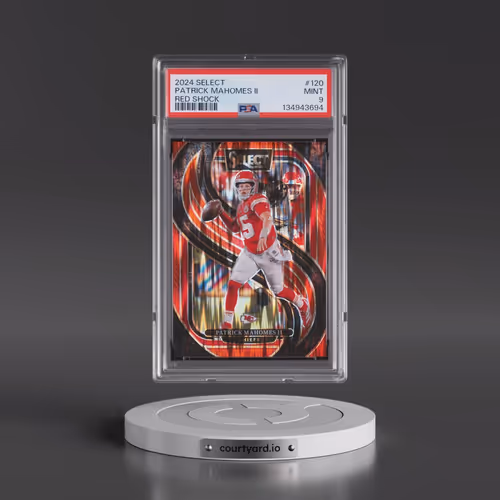 2024 Panini Select #120 Patrick Mahomes II - Red Shock (PSA 9 MINT)