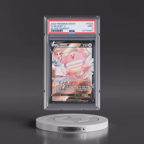 2022 Pokémon Sword & Shield Silver Tempest #TG22 Blissey V - Holo Full Art (PSA 9 MINT)