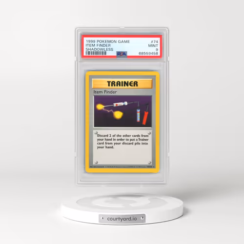 1999 Pokémon Game #74 Item Finder - Shadowless (PSA 9 MINT)