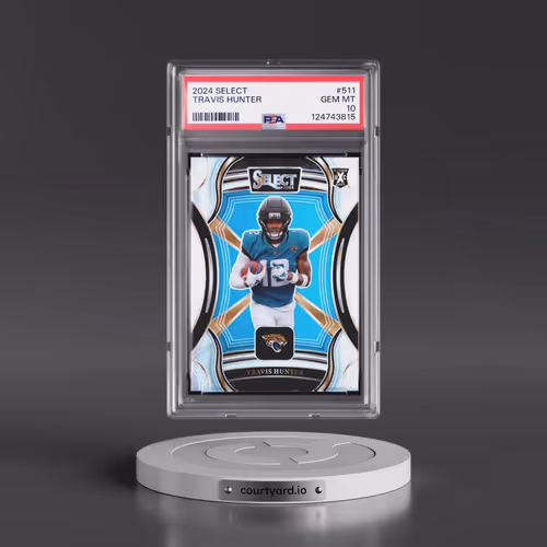 2024 Panini Select #511 Travis Hunter (PSA 10 GEM MINT)