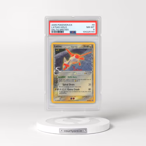 2005 Pokémon EX Delta Species #8 Latias - Holo (PSA 8 NM-MT)