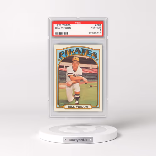 1972 Topps #661 Bill Virdon (PSA 8 NM-MT)
