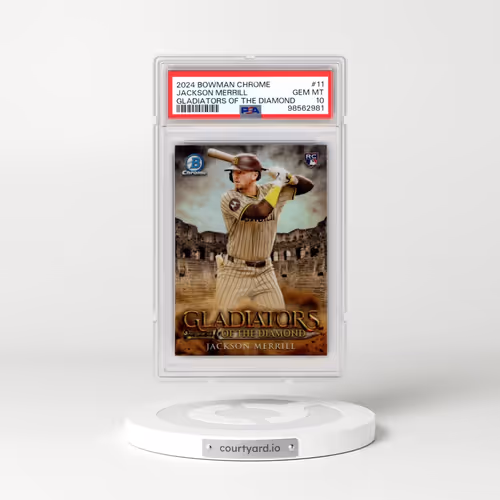 2024 Bowman Chrome Gladiators of the Diamond #11 Jackson Merrill (PSA 10 GEM MINT)
