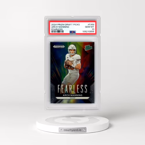 2024 Panini Prizm Draft Picks Fearless #FAM Arch Manning (PSA 10 GEM MINT)