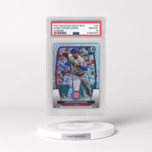 2023 Bowman Mega Box Chrome #34 Christopher Morel (PSA 10 GEM MINT)