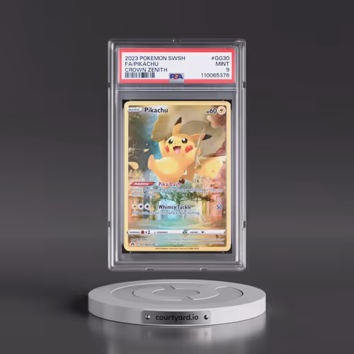 2023 Pokémon Sword and Shield Crown Zenith #GG30 Pikachu - Full Art (PSA 9 MINT)