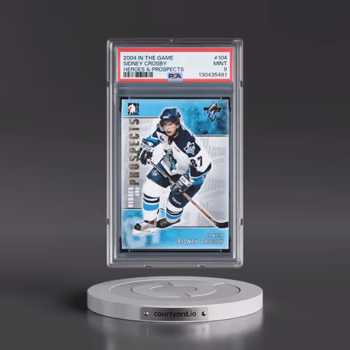 2004 In the Game Heroes & Prospects #104 Sidney Crosby (PSA 9 MINT)
