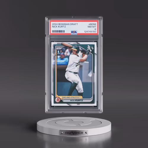 2024 Bowman Draft #BD56 Nick Kurtz (PSA 8 NM-MT)