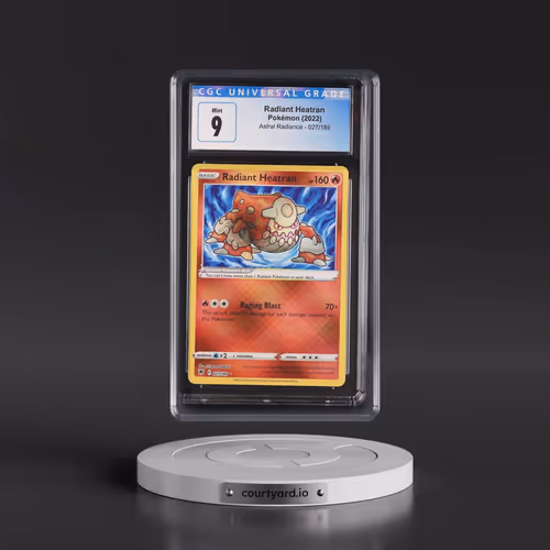 Astral Radiance #027/189 Radiant Heatran - Holo (CGC 9 MINT)
