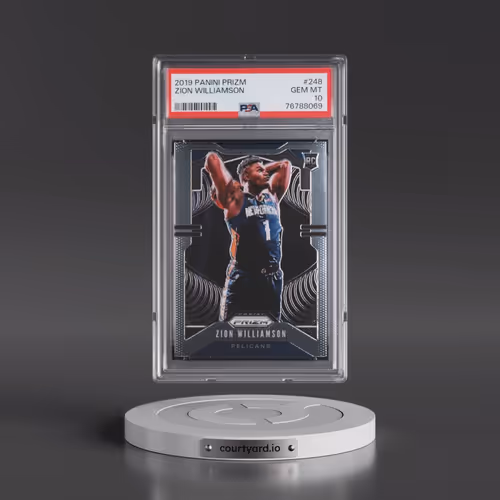 2019 Panini Prizm #248 Zion Williamson (PSA 10 GEM MINT)
