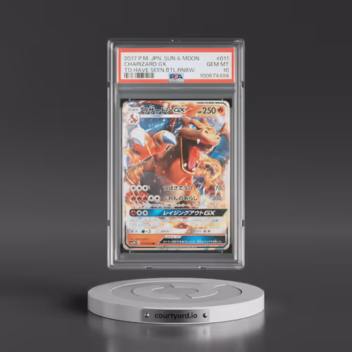 2017 Pokémon Sun & Moon to Have Seen the Battle Rainbow #011 Charizard GX - Holo (PSA 10 GEM MINT)