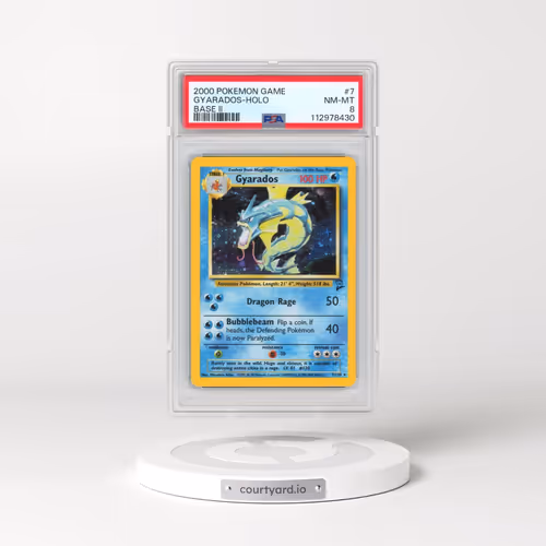 2000 Pokémon Game Base II #7 Gyarados - Holo (PSA 8 NM-MT)