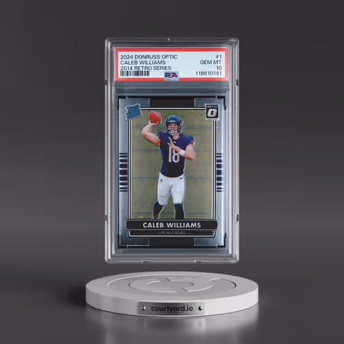 2024 Panini Donruss Optic 2014 Retro Series #1 Caleb Williams (PSA 10 GEM MINT)