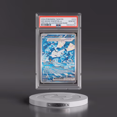 2024 Pokémon Twm EN-Twilight Masquerade #213 Wellspring Mask Ogerpon EX - Holo Special Illustration