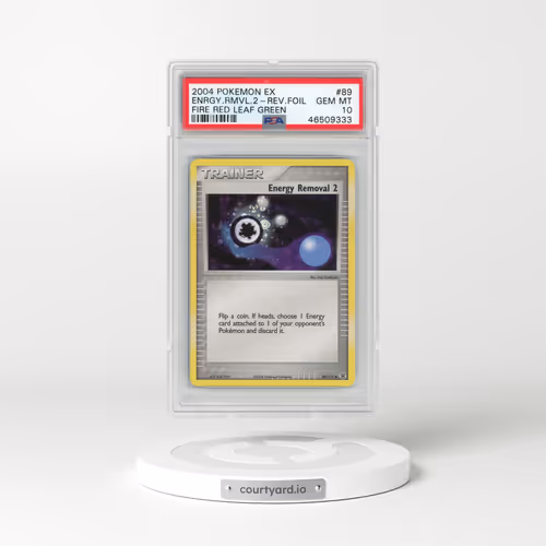 2004 Pokémon EX Fire Red & Leaf Green #89 Energy Removal 2 - Reverse Foil (PSA 10 GEM MINT)