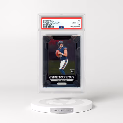 2024 Panini Prizm Emergent #1 Caleb Williams (PSA 10 GEM MINT)