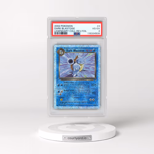 2002 Pokémon Legendary Collection #4 Dark Blastoise - Reverse Foil (PSA 4 VG-EX)