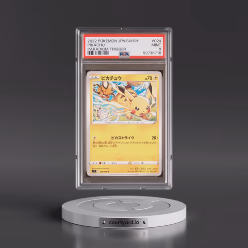 2022 Pokémon Sword & Shield Paradigm Trigger #024 Pikachu (PSA 9 MINT)