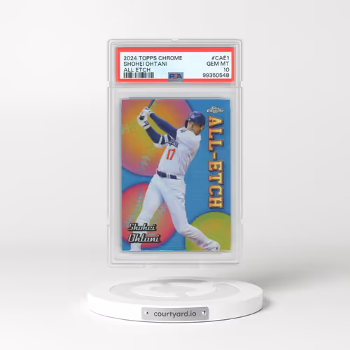 2024 Topps Chrome Chrome All Etch #CAE1 Shohei Ohtani (PSA 10 GEM MINT)