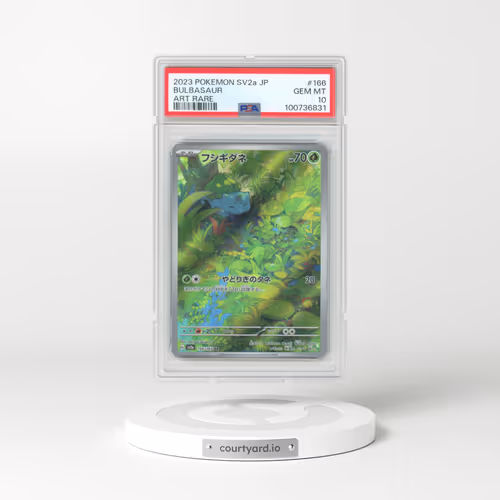 2023 Pokémon Sv2a-Pokemon 151 #166 Bulbasaur - Art Rare (PSA 10 GEM MINT)