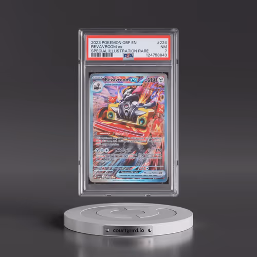 2023 Pokémon Obf EN-Obsidian Flames #224 Revavroom EX - Holo Special Illustration Rare (PSA 7 NM)