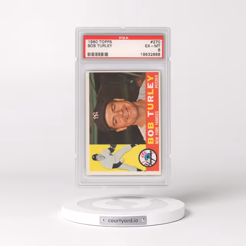 1960 Topps #270 Bob Turley (PSA 6 EX-MT)