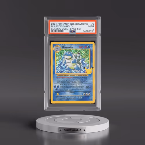 2021 Pokémon Celebrations Classic Collection #2 Blastoise - Holo (PSA 9 MINT)