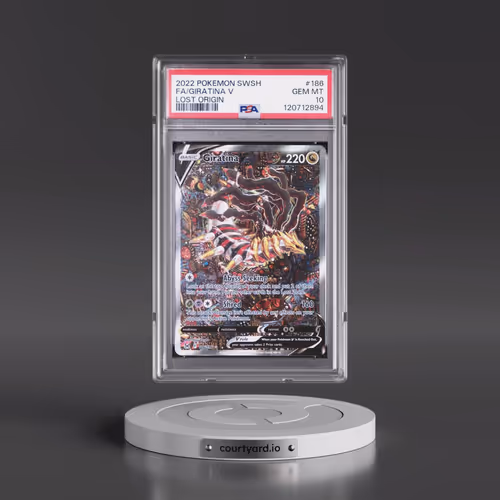2022 Pokémon Sword & Shield Lost Origin #186 Giratina V - Holo Full Art (PSA 10 GEM MINT)