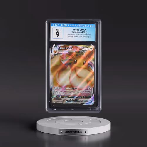 2017 Black Star Promos - Sword & Shield #SWSH087 Eevee VMAX - Shining Fates Elite Trainer Box (Holo)