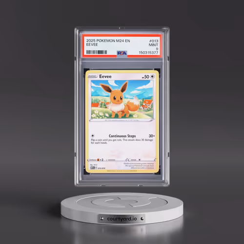 2025 Pokémon M24 EN-Mcdonald's Collection #013 Eevee (PSA 9 MINT)