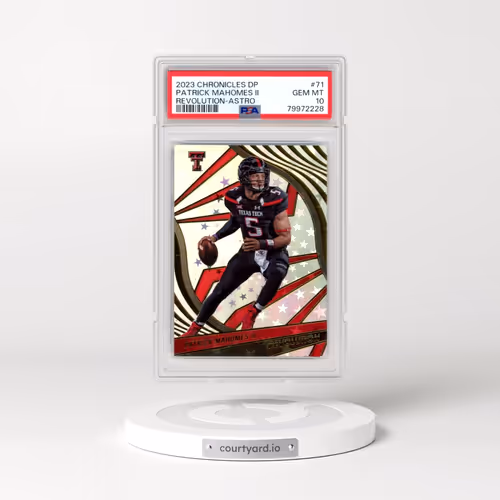 2023 Panini Chronicles Draft Picks Revolution #71 Patrick Mahomes II - Astro (PSA 10 GEM MINT)