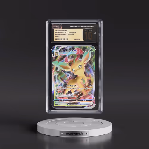 2021 Eevee Heroes #003/069 Leafeon VMAX - Holo (CGC 10 PRISTINE)