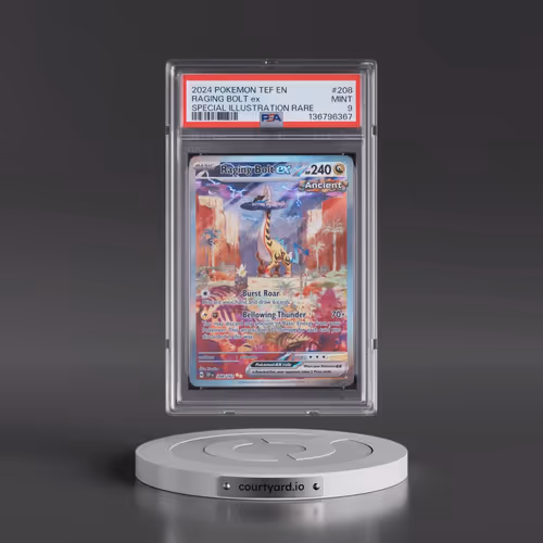 2024 Pokémon Tef EN-Temporal Forces #208 Raging Bolt EX - Holo Special Illustration Rare (PSA 9 MINT
