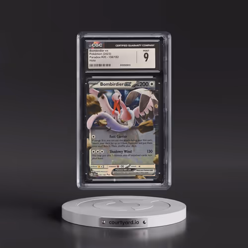 2023 Pokémon Par EN-Paradox Rift #156 Bombirdier EX - Holo (CGC 9 MINT)