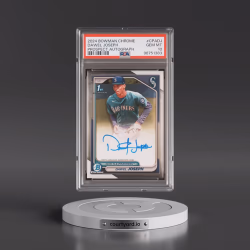 2024 Bowman Chrome Prospect Autographs #CPADJ Dawel Joseph (PSA 10 GEM MINT)