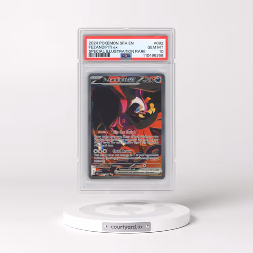 2024 Pokémon Sfa EN-Shrouded Fable #092 Fezandipiti EX - Holo Special Illustration Rare (PSA 10 GEM