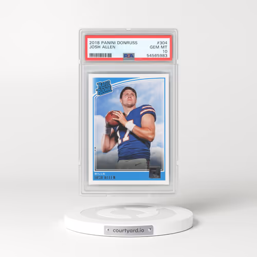 2018 Panini Donruss #304 Josh Allen (PSA 10 GEM MINT)