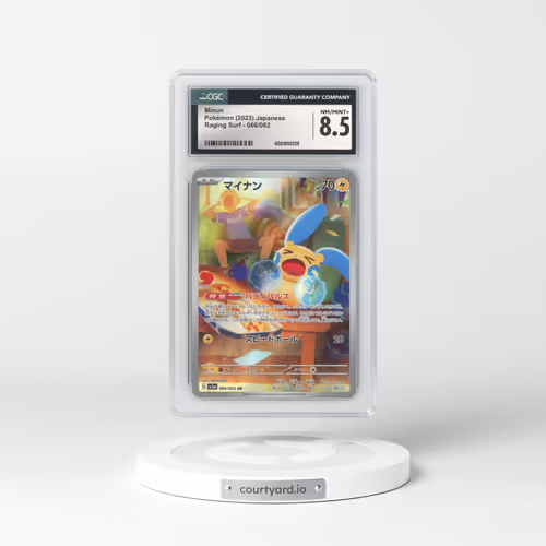 2023 Raging Surf #066/062 Minun - Holo (CGC 8.5 NM-MT+)