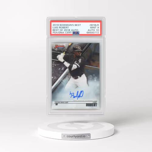 2018 Bowman's Best Best of 2018 Autographs #B18LR Luis Robert (PSA 9 MINT)
