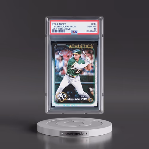 2024 Topps #244 Tyler Soderstrom - All-Star Game Exclusive (PSA 10 GEM MINT)