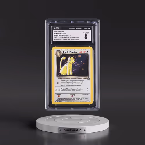 1999 Black Star Promos #17 Dark Persian - Nintendo Power Magazine (Holo) (CGC 8 NM-MT)