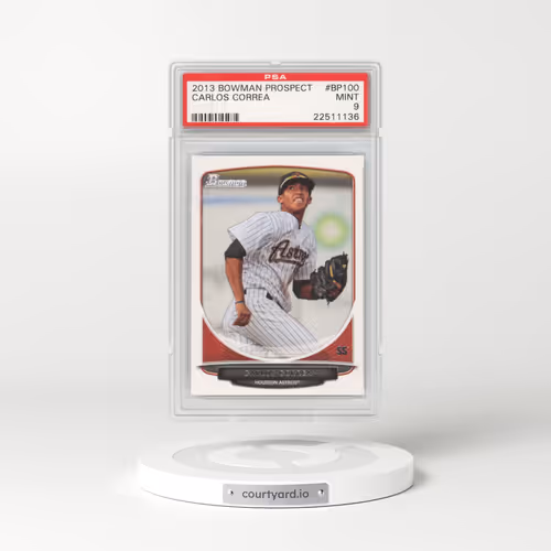 2013 Bowman Prospect #BP100 Carlos Correa (PSA 9 MINT)