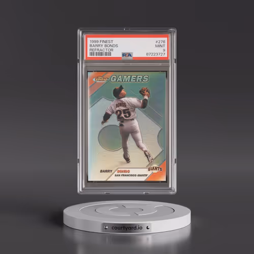 1999 Finest #276 Barry Bonds - Refractor (PSA 9 MINT)