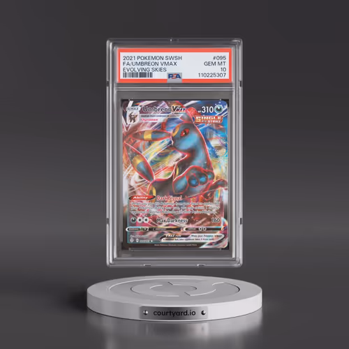 2021 Pokémon Sword & Shield Evolving Skies #095 Umbreon Vmax - Full Art (PSA 10 GEM MINT)
