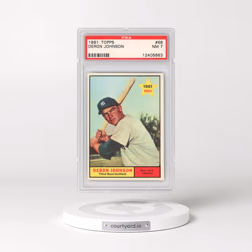 1961 Topps #68 Deron Johnson (PSA 7 NM)